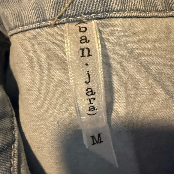 Women's Light Blue Button Down Shirt - Picture 4 of 5